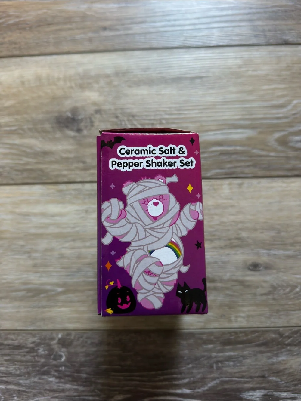 Care Bears Ceramic Bear Salt & Pepper Shaker Set 2pc Refillable Hand Painted